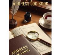 Address Log Book: 8.5 x 11 Contact Organizer - 120 Pages for Phone Numbers, Email, and Mailing Addresses | A-Z Indexed