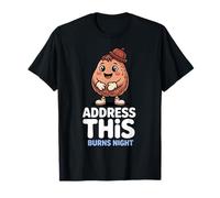 Address This Burns Night, Bonito diseño escocés Divertido de Haggis Camiseta