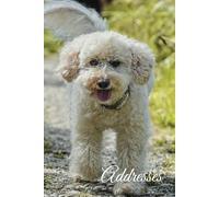 Addresses and Birthday Book: address book with birthdays and anniversaries | Address log book for contacts | Poodle design Cover | address book with notes section