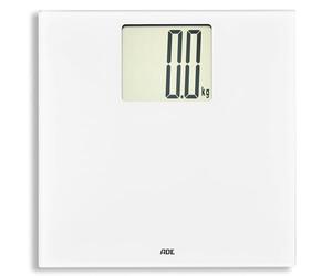 ADE Báscula de baño digital con gran pantalla XXL | Báscula corporal especialmente fácil de leer | Báscula de baño con gran capacidad de carga de hasta 200 kg | blanco