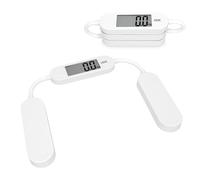 ADE Báscula de viaje plegable | Báscula digital con capacidad de carga de 180 kg en incrementos de 100 g | Báscula de cuerpo precisa con pantalla LCD