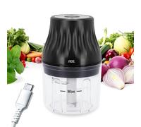 ADE Mini picadora eléctrica sin cable | procesador de alimentos con cable USB | food processor para verdura, carne, fruta, hierbas | ideal para cantidades pequeñas | 150 ml
