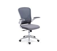 Adec Group Lexi, Silla Giratoria de Oficina, Escritorio o Despacho, Acabado en Gris Claro, Medidas: 64 cm (Ancho) x 66 cm (Largo) x 98-108 cm (Alto)