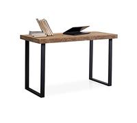 Adec Group Natural, Mesa de Estudio, Escritorio o Despacho, Mesa de Oficina, Color Roble Boreal y Negro, Medidas: 120 cm (Largo) x 60 cm (Ancho) x 73 cm (Alto)
