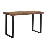 Adec Group Natural, Mesa de Estudio, Escritorio o Despacho, Mesa de Oficina, Color Roble Boreal y Negro, Medidas: 120 cm (Largo) x 60 cm (Ancho) x 73 cm (Alto)