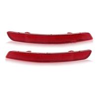 Adecuado Catadióptrico Compatible Con Citroen Para C5 2010 2011 2012 Parachoques Trasero Reflector Carcasa Luz Lámpara Advertencia Trasera Accesorios Coche
