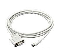 Adecuado for Cable de programación Delta PLC PC-DVP Cable de Descarga Serial RS232 Interfaz DVPCAB215 Cable de Datos(DVPCAB215(White),10m)