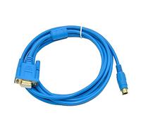 Adecuado for Cable de programación Delta PLC PC-DVP Cable de Descarga Serial RS232 Interfaz DVPCAB215 Cable de Datos(DVPCAB215(Blue),3m)