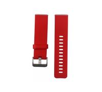 Adecuado for correa de repuesto de reloj de silicona suave Fitbit Blaze Watch (Color : Red, Size : S)