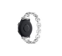 Adecuado for Huawei watch gt 4 correa de 41mm, adecuado for Mibro T1/GS, adecuado for Garmin Venu 3S/2S /Vivoactive 4S 2S (Color : Silver, Size : For Garmin Garminmove 3S)