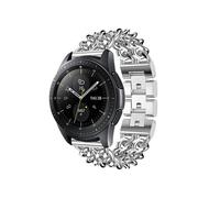 Adecuado for Samsung Galaxy Watch de 46 mm, adecuado for Huawei Watch3, adecuado for correa de repuesto Fitbit Versa/versa2. (Color : Silver, Size : Versa)