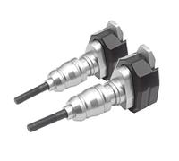 Adecuado for Suzuki GSXR GSX-R 600 750 1000 K4 K5 Deslizador de Marco de Motocicleta Protector de Almohadilla de protección anticaída(Silver)