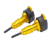 Adecuado for Suzuki GSXR GSX-R 600 750 1000 K4 K5 Deslizador de Marco de Motocicleta Protector de Almohadilla de protección anticaída(Gold)