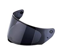 Adecuado LS2 para Viseras FF320 Corriente de FF353 Rápido FF328 / FF800 Casco de la Motocicleta Original Reemplazar Extra Lente Negro Iridium Plata (Color : Negro)