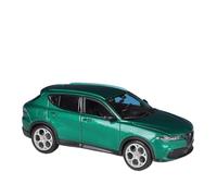 Adecuado para Alfa Romeo Stelvio SUV 1 24 Modelo De Coche Simulación Metal Fundido A Presión Regalos(Verde)