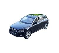 Adecuado para Audi Q5 SUV 1:32 Modelo De Coche De Metal Fundido A Presión con Simulación De Sonido Y Luz Regalo Coleccionable(Black)