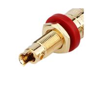 Adecuado para Bloque de Terminales Altavoz HIFI Chapado en , Conector Tipo y con Cabezal Banana, Terminal Amplificador