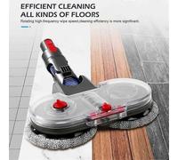 Adecuado para cabezal de fregona eléctrica Dyson V7 V8 V10 V11 V15, motores giratorios dobles con 6