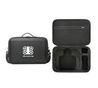 Adecuado para DJI Avata 360 Fly More Combo Funda de transporte rígida que puede almacenar drones, RC2, hub de carga, cable y accesorios, Negro con un patrón, /