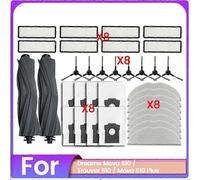 Adecuado para Dreame 34 piezas cepillo bolsa de polvo filtro mopa paño conjunto para reemplazo de aspiradorasi