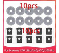 Adecuado para Dreame X40 Ultra/L40/X30/L10S Pro Ultra Heat Robot Aspirador Accesorios Piezas Aspiradora