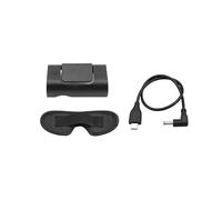 Adecuado para Gafas dji Avatar 2 Gafas Voladoras Caja de Batería Montada en la Espalda Lente Almohadilla de Sombreado a Prueba de Polvo Cable de Alimentación
