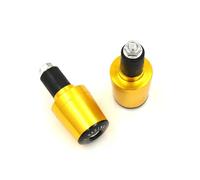 Adecuado para GSR 750/600 Sv650 Gsxr600 Gsxr750 Gsxr1000 Vstrom/V Strom 650 DL, Pesos Finales De Barra De Motocicleta Extremos Manillar Motocicleta(1 Pairs Gold-A)