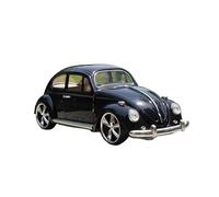 Adecuado para La Colección Conmemorativa del Volkswagen Beetle De Cuatro Puertas Modelo De Aleación Fundida A Presión A Escala 1/18 Coche Clásico Vintage