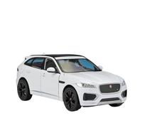 Adecuado para La Decoración De Colección De Coches Modelo Fundido A Presión Jaguar F-Pace SUV 1:24(White)