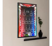 Adecuado para Lego Speed Champion F1 Racing Car 10 en 1 paneles de pared 77242, 77243, 77244, 77245, 77246, 77247, 77248, 77249, 77250, 77251, estante de exhibición, marco de pared, no incluye modelo