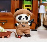 Adecuado para muñecas de moda de 17 cm, ropa, pantalones, sombreros, gafas, zapatos, faldas (conjunto completo de mono de hermana de Hong Kong)