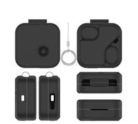Adecuado para Nothing Ear(3) Funda Protectora para Auriculares Funda Protectora a Prueba de Golpes y Polvo (Negro)