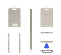 Adecuado para PLAUD Note/Plaud Note Pro(2025) Funda Protectora rígida para PC (Gris Transparente)