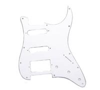 Adecuado Para Protector Frontal De Golpeador De Guitarra Eléctrica SSH ST SQ(White)