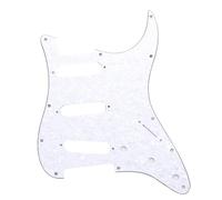 Adecuado Para Protector Frontal De Golpeador De Guitarra Eléctrica SSS ST SQ(Pearl A)