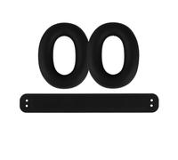 Adecuado para So-NY INZONE H9 II Auriculares Orejeras de Silicona Funda para Auriculares Funda Protectora Prueba de Sudor (Almohadilla Diadem 2almohadilla auriculare(Negro))