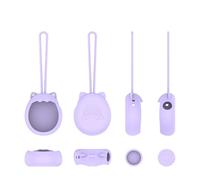 Adecuado para Tamagotchi Paradise Funda Protectora de Silicona Electrónica Virtual para Mascotas con Tapa de Botón, Funda Protectora para Máquina de Juegos para Tamagotchi Paradise (Púrpura)