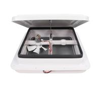 Adecuado para Techo de RV para Ventilador de Ventilación, Ventilador de Escape Duradero y Resistente a la Intemperie para Instalación de Remolque de Autocaravana, Tamaño de Apertura de