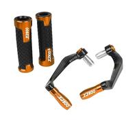 Adecuado para XJ900 XJ 900 S Diversion 1995-2003 Motocicleta Puños De Manillar Manetas Protector De Freno Embrague Protector Escudo de la Manija Motocicleta(Orange)