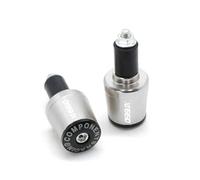 Adecuado para XT660/X/R/Z 7/8 "22MM empuñaduras de Motocicleta Tapones de Extremo de Tapa de Manillar Extremos Manillar Motocicleta(Siliver)