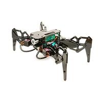 Adeept DarkPaw Bionic Quadruped Spider Robot Kit para Raspberry Pi 4 3 Modelo B+/B, STEM Crawling Robot, OpenCV, Autoestabilizador basado en MPU6050 Gyro Sensor, Raspberry Pi Robot con PDF Manual