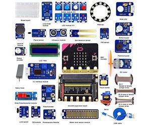 Adeept Microbit Sensor Starter Kit para BBC | Micro:bit programable Starter Kit para Micro:bit con 35 proyectos PDF Tutoriales Libro | Micro:bit y placa de expansión incluida