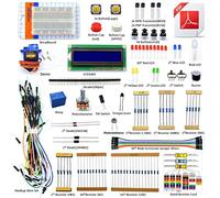 Adeept Project 1602 - Kit de iniciación LCD para Arduino UNO R3 Mega2560 Nano Servo Relay LCD1602 principiante/kit de iniciación para Arduino con guía PDF/manual de usuario