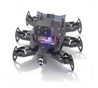 Adeept Ultimate RaspClaws Hexapod Spider Robot Kit compatible con Raspberry Pi 5/4B/3B/3B+ (placa no incluida), seguimiento de color, pantalla OLED, transmisión de video, robótica de rastreo STEAM con