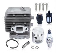 Adefol - Kit cilíndrico para Stihl BG56 BG56C SH56 SH56C BG86 BG86C BR200 SH86 SH86C SR200 - Soplador de hojas, cilindro delantero filtro de combustible, bujía, repuesto 4241 020 120