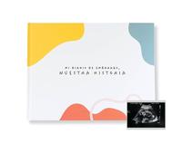 ADEGO Diario de Embarazo y Álbum de Recuerdos 9 Meses | Libro para Fotos y Ecografías con Pegatinas | Regalo Original para Futuras Mamás y Embarazadas | Tapa Dura y Papel de Alto Gramaje