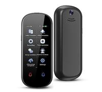 Adelagnes Z2 Traductor de idiomas Dispositivo de Traducción con Salida de voz,Traducción de Fotos/WIFI/hotspot/offline,Traductor instantáneo para viajar,Aprendizaje de idiomas de Negocios