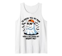 Adelante, Dile a mi mamá lo Que va a Hacer atormentarme Halloween Camiseta sin Mangas