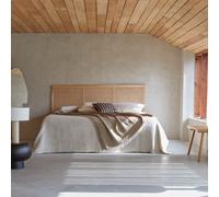 Adèle - Cabecero de rejilla de ratán de 200 cm H 115 x B 200 x T 3 cm