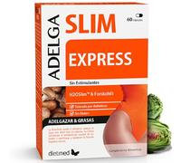 Adelga Slim Express - Control de Peso con H2OSlim™, Forskohlii y Alcachofa - Apoyo Adelgazamiento y Metabolismo de Lípidos - 60 Cápsulas Sin Gluten - DietMed